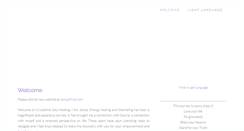Desktop Screenshot of crystallinesoulhealing.com